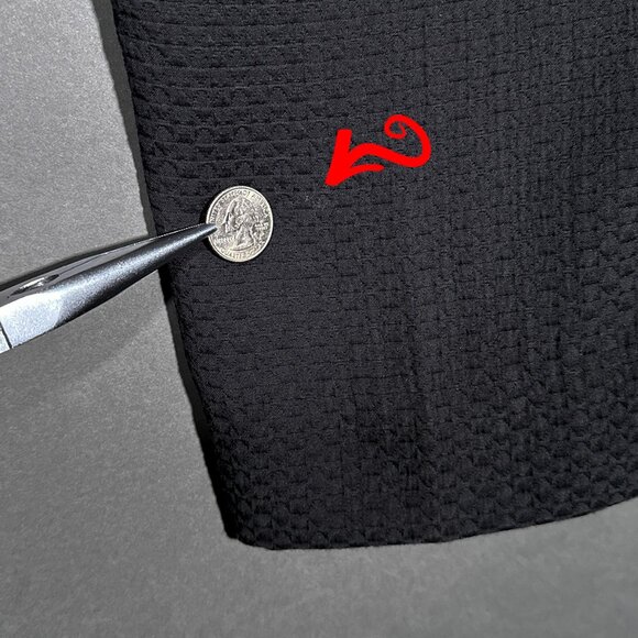 Liz Claiborne‎ Black Capris Pants Texture Size 14 - Picture 9 of 16